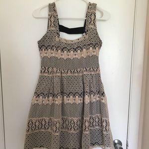 Francesca’s Collections-Pink and black dress-Large